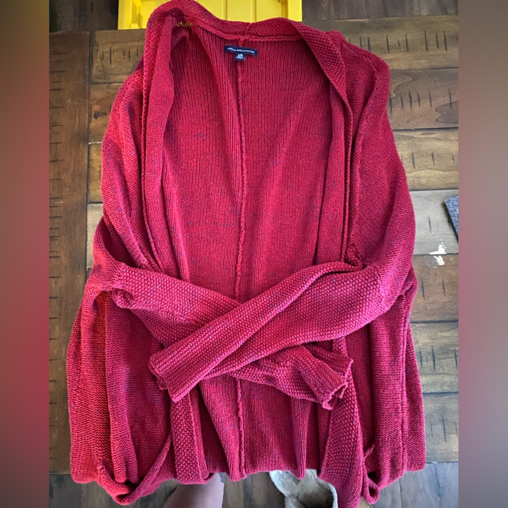 Red Abercrombie & Fitch Cardigan